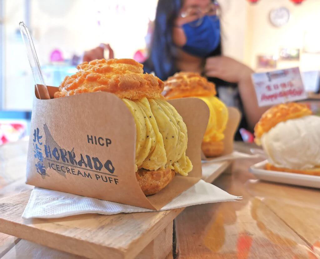 Penggemar Dessert, Anda Pasti Akan Suka Hokkaido Ice Cream Puff Di Miri Ini