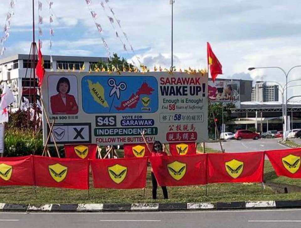 Ayat Berbaur Provokasi, Calon Aspirasi Diarah Tanggalkan Banner Di 'White Cat' Padungan