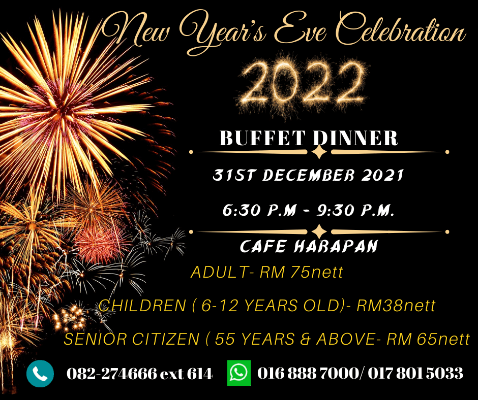 Harga Buffet Serendah RM68, Ini 5 Senarai Hotel Kuching Yang Menawarkan Harga Terendah Sempena Tahun Baru