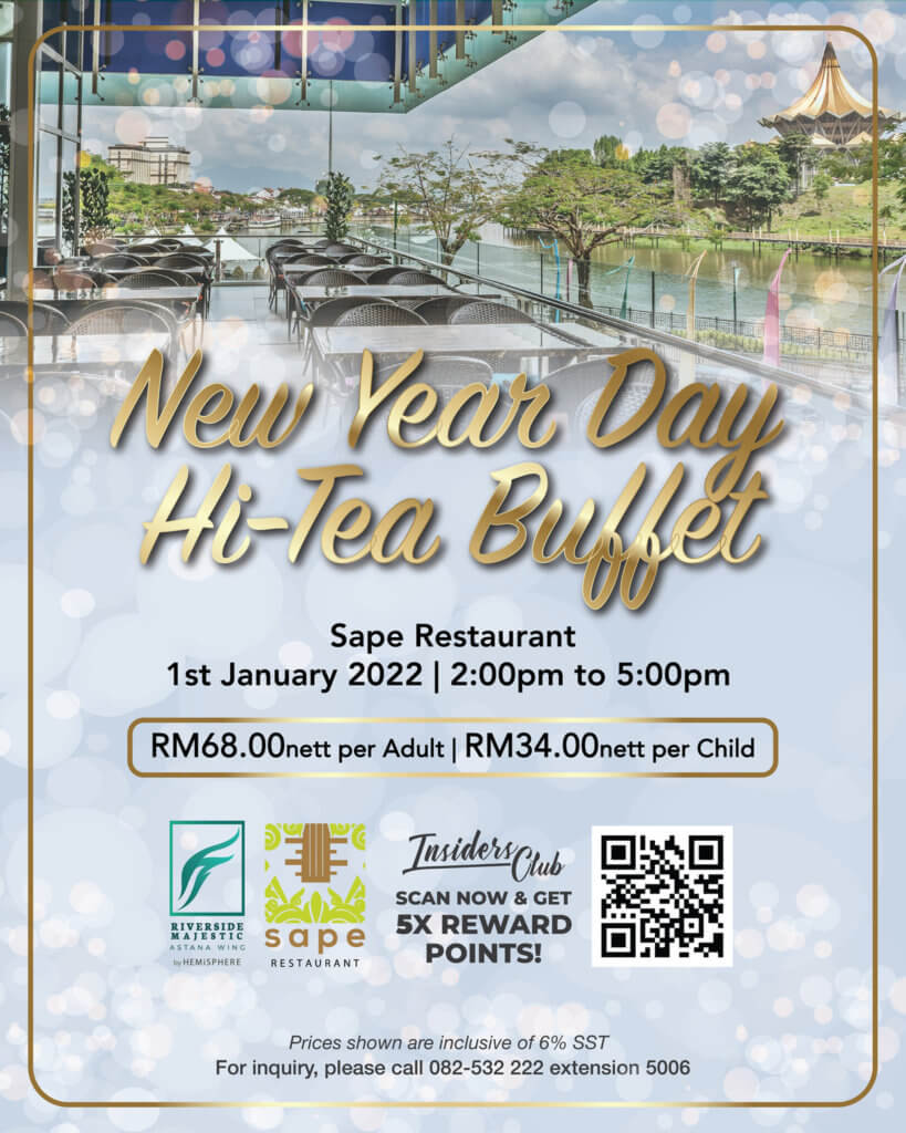 Harga Buffet Serendah RM68, Ini 5 Senarai Hotel Kuching Yang Menawarkan Harga Terendah Sempena Tahun Baru