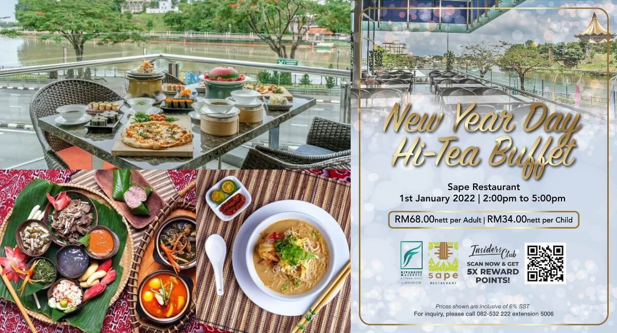 Harga Buffet Serendah RM68, Ini 5 Senarai Hotel Kuching Yang Menawarkan Harga Terendah Sempena Tahun Baru
