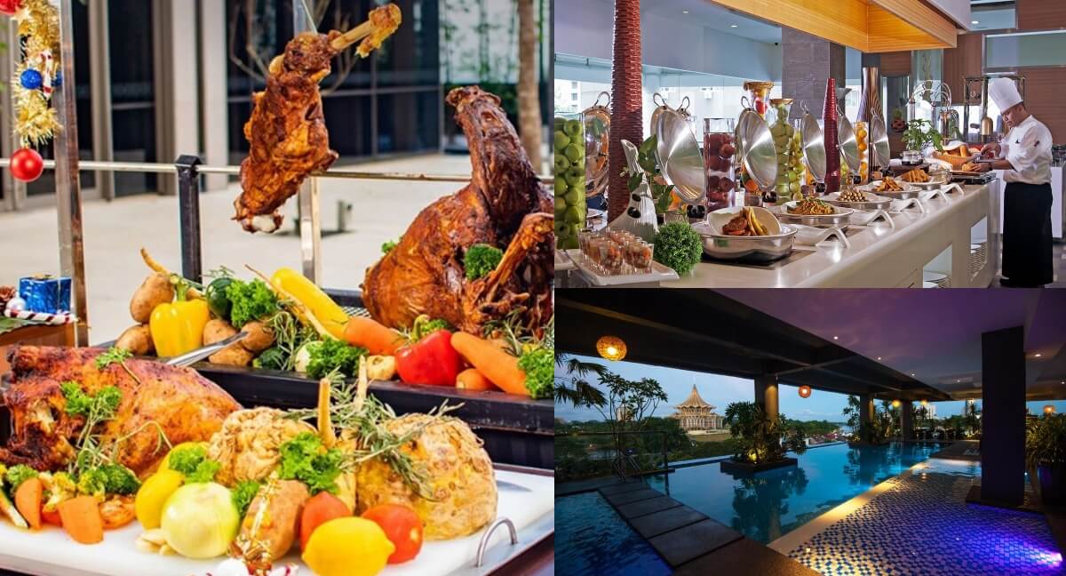 Sambut Krismas Bersama Keluarga, Ini 4 Hotel Menyediakan Buffet Bawah RM100 Seorang Di Kuching