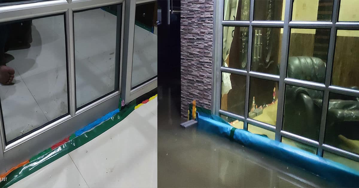 90% Berjaya Menyekat Banjir, Lelaki Ini Kongsi Tips Kurangkan Kesan Air Banjir Ke Dalam Rumah