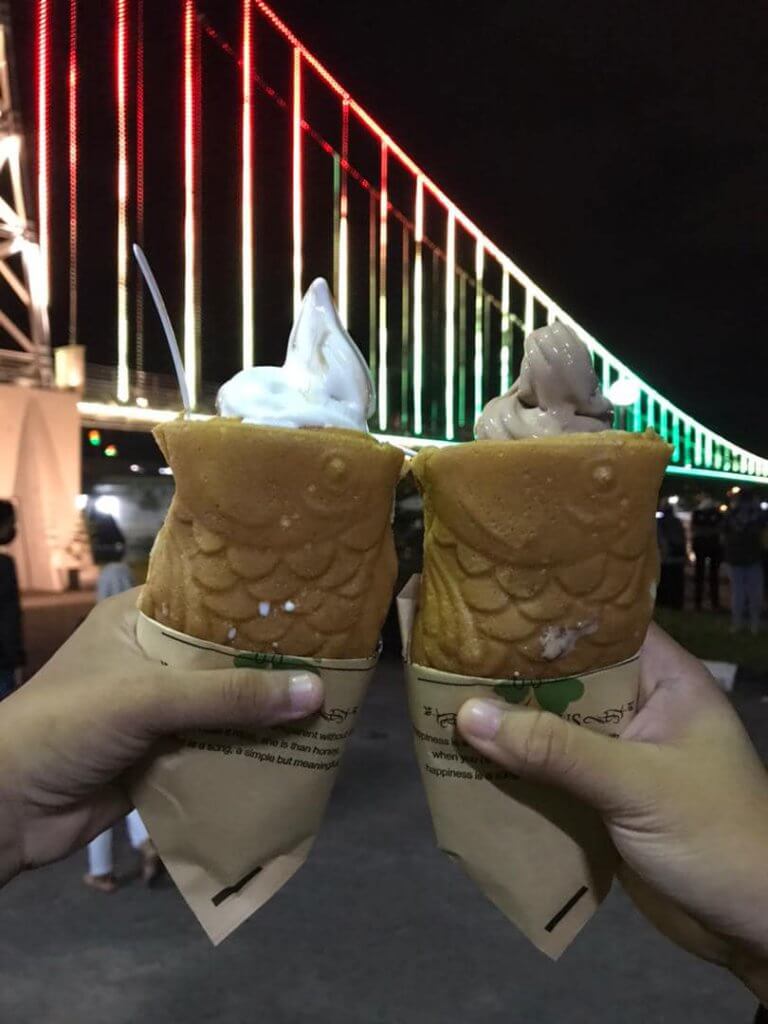 Jom Cuba Gabungan Unik Taiyaki Dan Aiskrim Di Kubah Ria Gerai Nombor 40