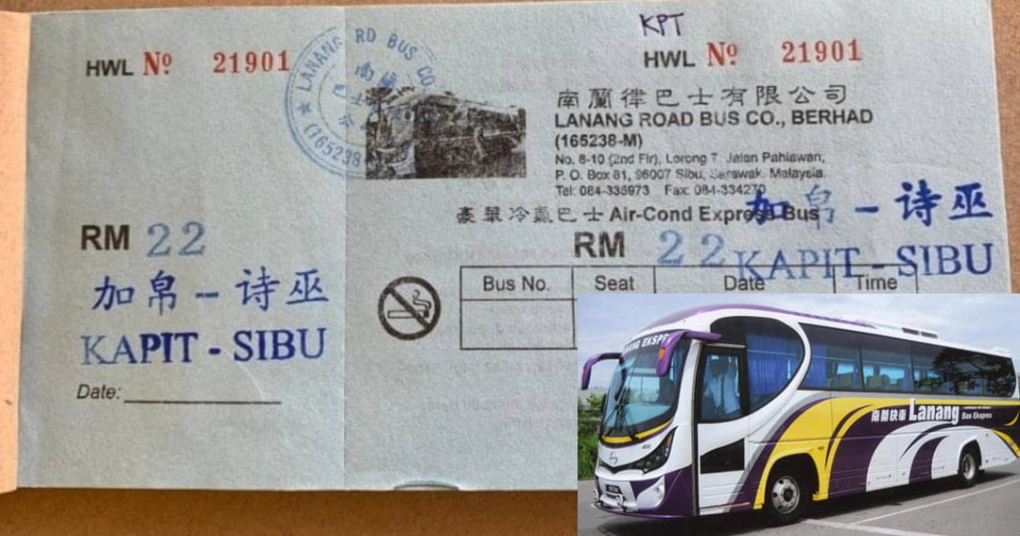 Bas Ekspres Pertama Sibu-Kapit Kini Beroperasi Dengan Tambang RM 