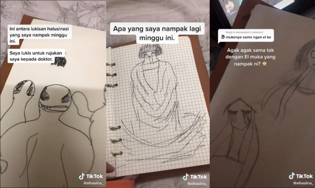 'Dia Boleh Nampak Apa Yang Kita Tak Nampak', Wanita Sabah Alami Depresi Ini Dedah Rupa 'Rakan' Halusinasi
