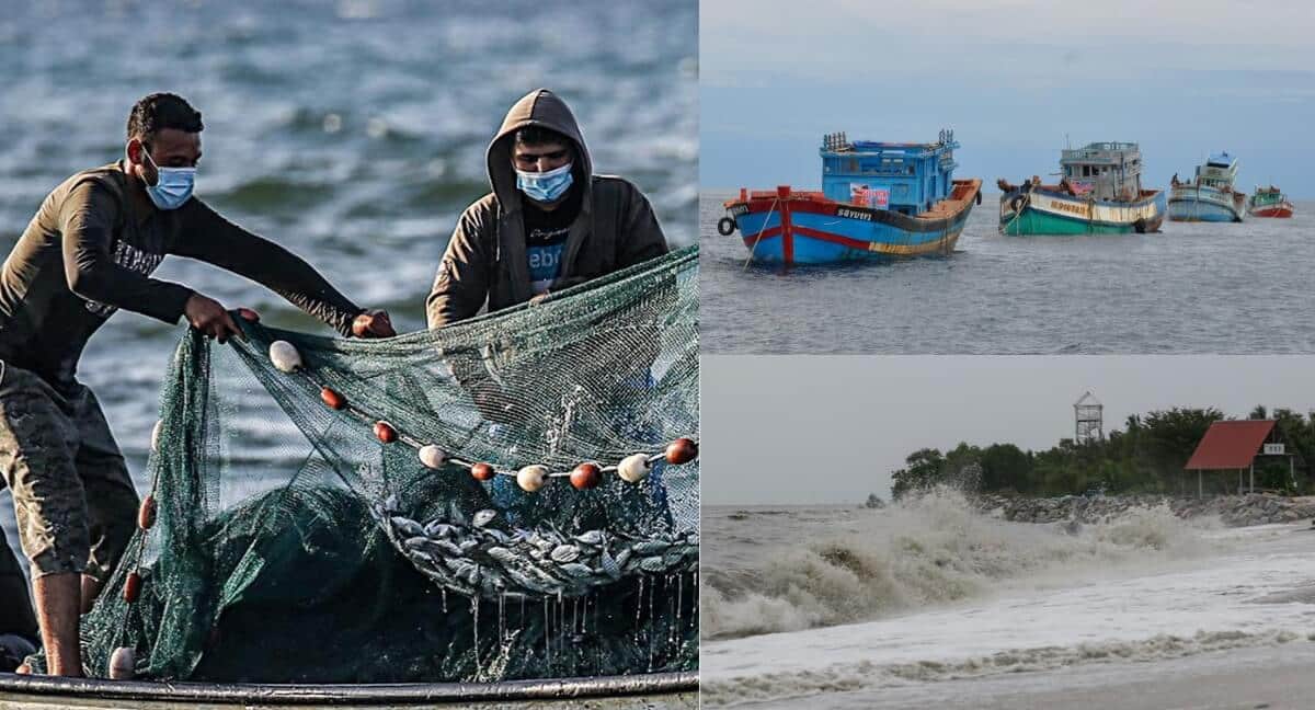 Fasa Monsun Hingga Mac 2022, Nelayan Bot Kecil Disaran Untuk Tidak Turun Ke Laut Di Perairan Sarawak