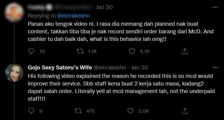 "Pekak Ke Apa Kau Ni?", Netizen Bengang Dengan Lelaki Kurang Ajar Terhadap Staf McD Di Kuching 12 "Pekak Ke Apa Kau Ni?", Netizen Bengang Dengan Lelaki Kurang Ajar Terhadap Staf McD Di Kuching