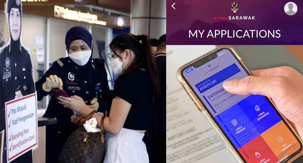 TERKINI _ Tidak Perlu Isi EnterSarawak Sekiranya Tidak Mempunyai Sejarah Ke Luar Negara Dalam 14 Har