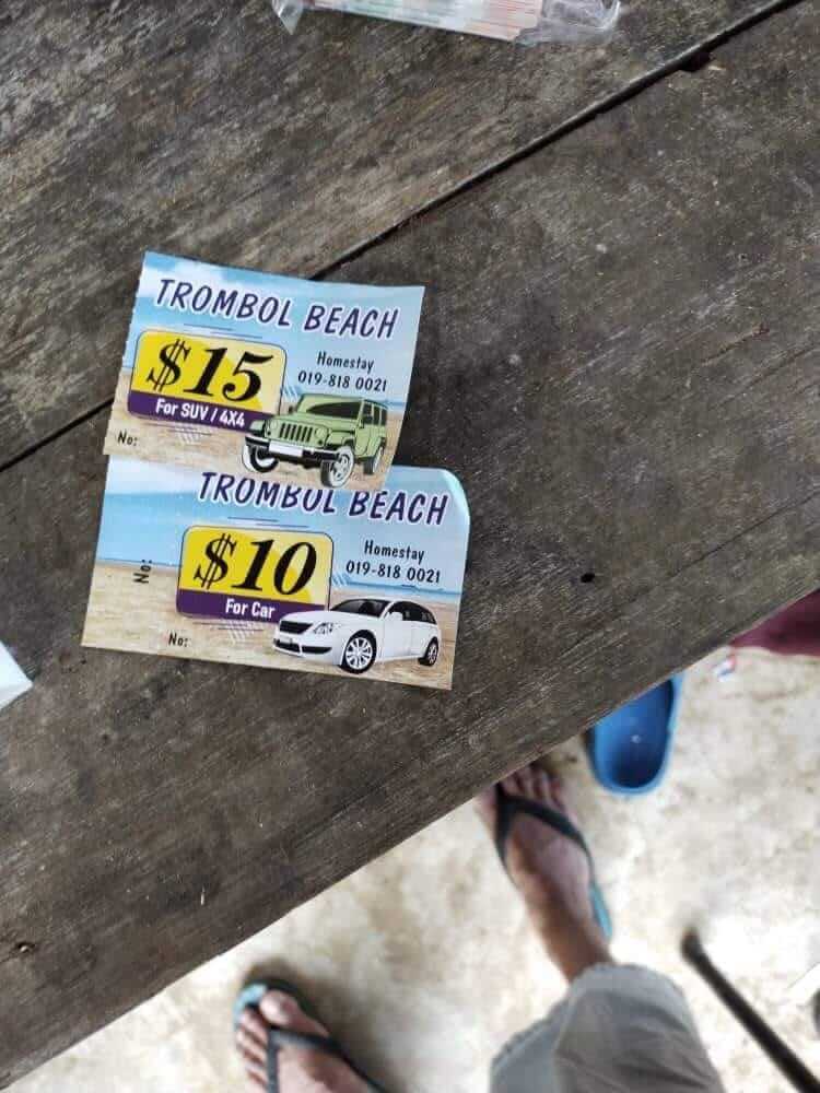 Bayaran Masuk RM10 Per Kereta, Pantai Trombol Kini Dibuka Kembali Untuk Orang Ramai