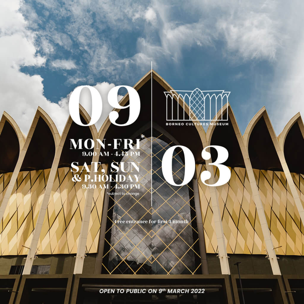 Borneo Cultures Museum Di Kuching Bakal Dibuka 9 Mac 2022, Tempah Lawatan Pertama Anda Sekarang! 7 Borneo Cultures Museum Di Kuching Bakal Dibuka 9 Mac 2022, Tempah Lawatan Pertama Anda Sekarang!