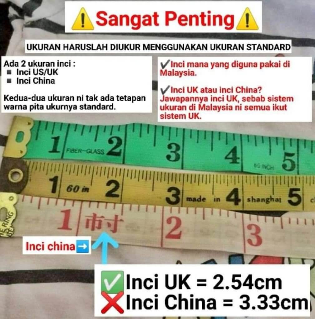 'Lahh Ingatkan Semua Sama', Gadis Ini Kongsi Cara Untuk Membezakan Jenis Tali Ukur Ikut Warna Dan Inci 8 'Lahh Ingatkan Semua Sama', Gadis Ini Kongsi Cara Untuk Membezakan Jenis Tali Ukur Ikut Warna Dan Inci
