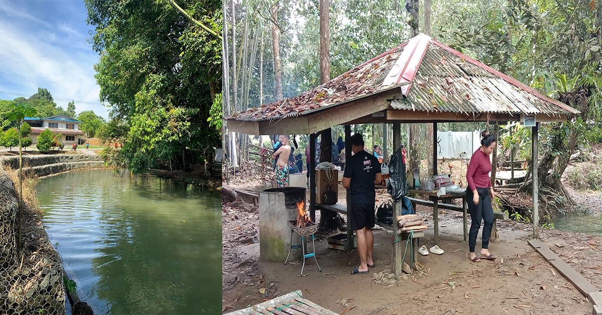 Mandi Dalam Air Sungai Jernih, Kampung Pesang River Lodge Sesuai Untuk Sekeluarga