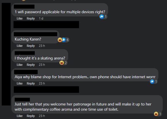 Kerana Gangguan Sambungan Wifi, 'Karen' Kuching Beri Rating Buruk Untuk Kafe Di Kuching Ini 10 Kerana Gangguan Sambungan Wifi, 'Karen' Kuching Beri Rating Buruk Untuk Kafe Di Kuching Ini