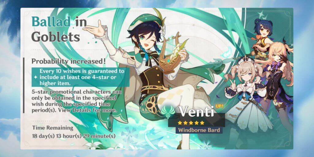 Lelaki Ini Selamba Minta Sumbangan Untuk Yuran Semester, Sekali Kantoi Miliki Banyak Item Bangsawan Genshin Impact 19 genshin impact venti banner Lelaki Ini Selamba Minta Sumbangan Untuk Yuran Semester, Sekali Kantoi Miliki Banyak Item Bangsawan Genshin Impact