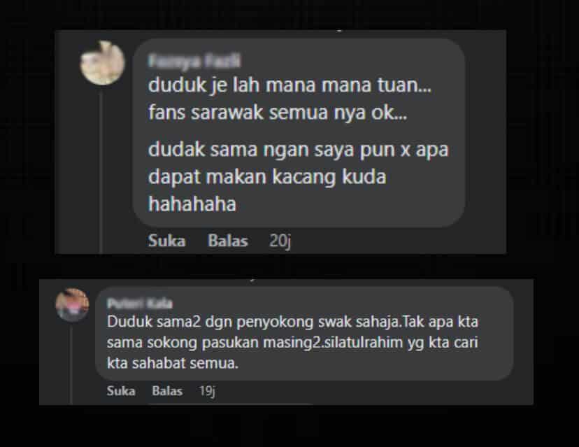 'Mai Estadio Loqstaq Nanti' - Apa Yang Penyokong Sarawak Dah Buat Kat Pemuda Ini Memang Kena Balas Balik