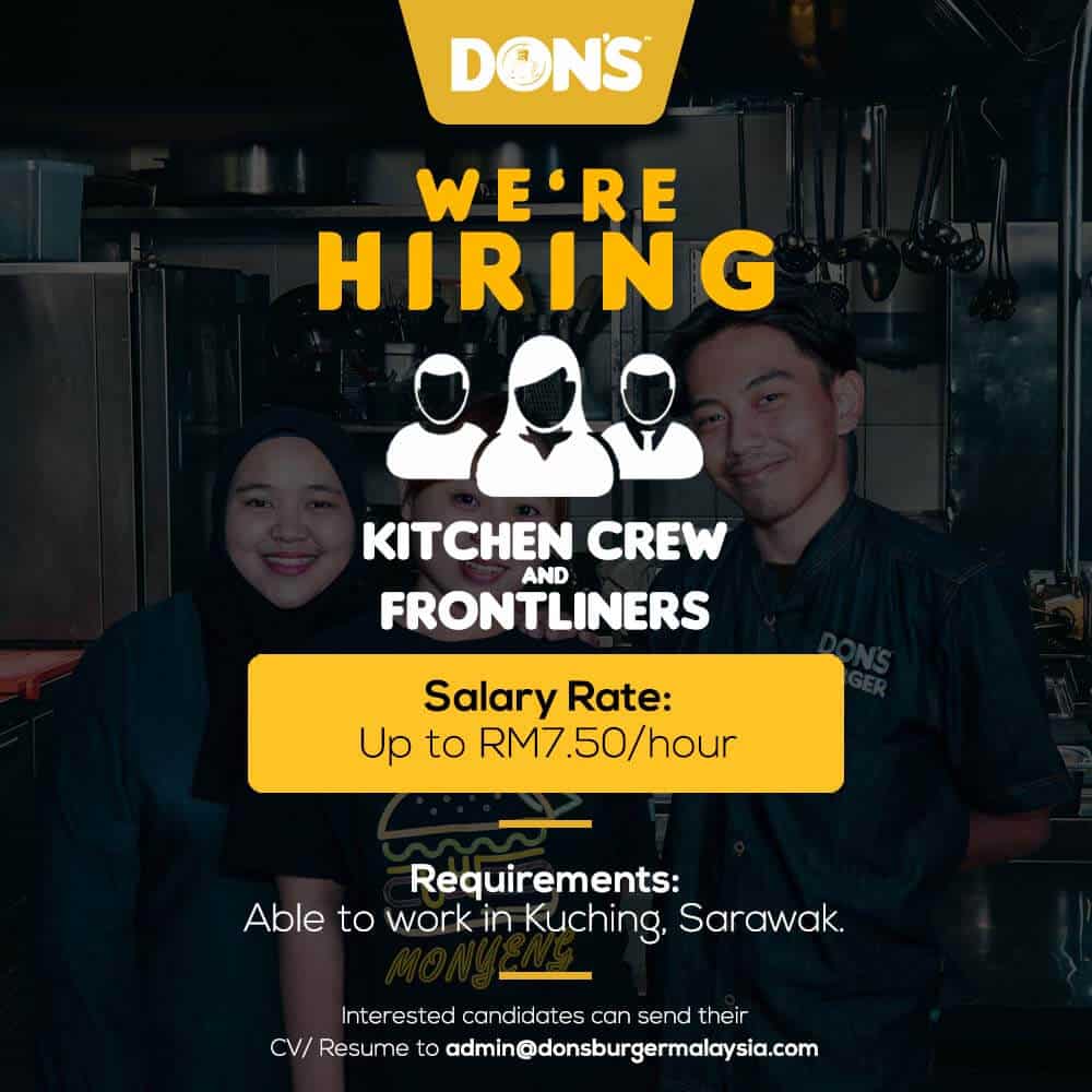 Burger Gergasi Don's Burger Dan The Brew Crew Bakal Hadir Jadi Pesaing Baru Makanan Segera Di Kuching! 