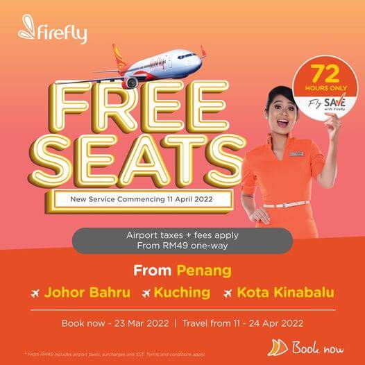 Juh Balit Raya! Rebut Tempat Duduk PERCUMA Dalam Boeing 737 Baharu Firefly Ini