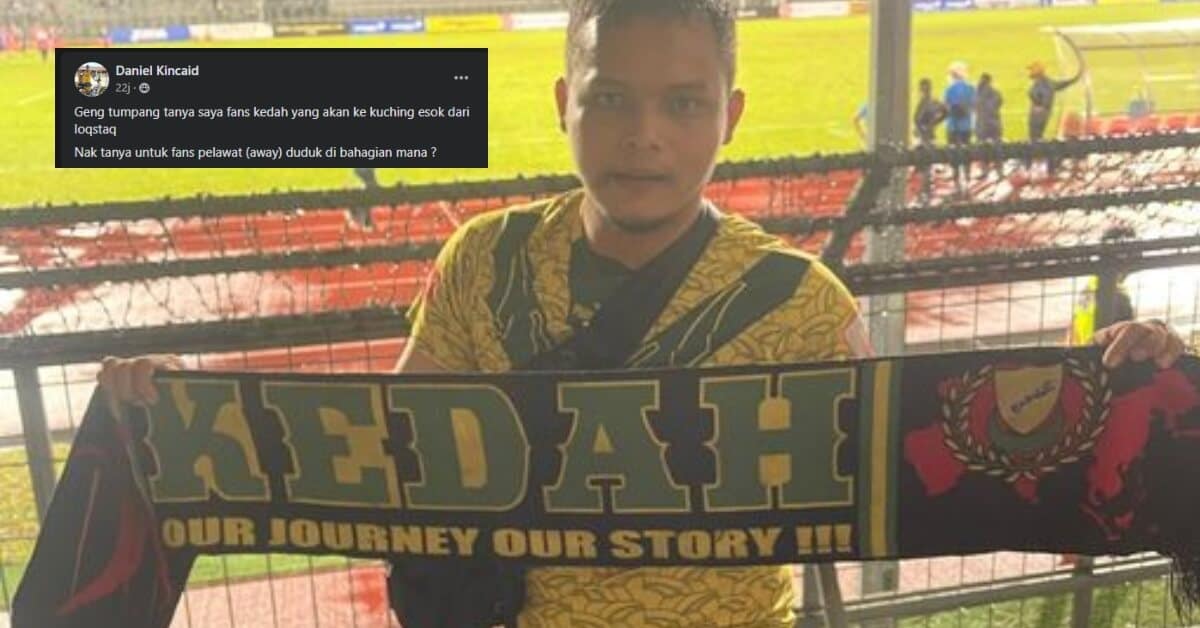 BeFunky collage 2022 03 07T140608.100 'Mai Estadio Loqstaq Nanti' - Apa Yang Penyokong Sarawak Dah Buat Kat Pemuda Ini Memang Kena Balas Balik