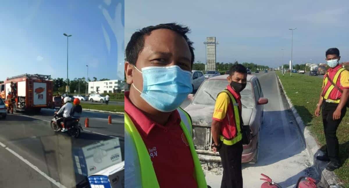 'Ini Baru Hero Sebenar!' Bantu Padamkan Kelisa Terbakar Di Samarahan, 3 Pekerja Shell Terima Pujian Dari Netizen