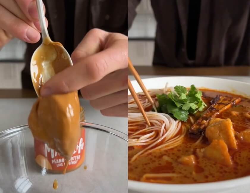 Kongsi Resipi Laksa Peanut Butter, Video Tiktok Lelaki UK Ini Undang Pelbagai Reaksi Netizen
