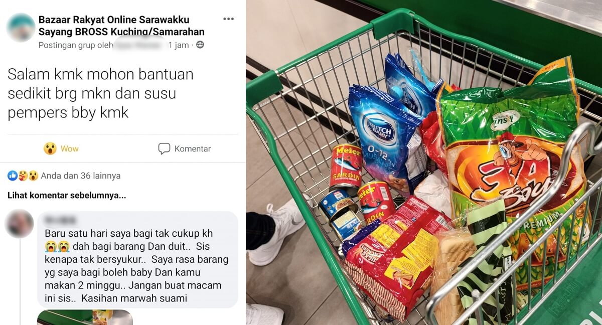 Mengambil Kesempatan, Pasangan Dari Kuching Ini Dikecam Netizen Kerana Asyik Meminta Bantuan