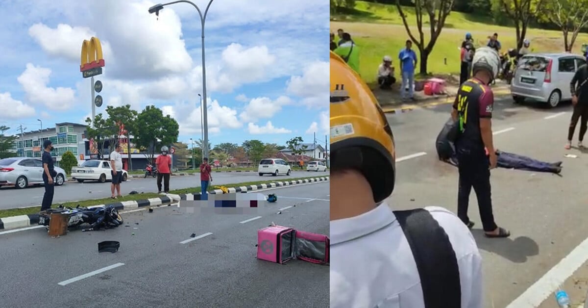 Rider FoodPanda Maut Dalam Kemalangan Berdekatan McDonald Jalan Semariang Rider FoodPanda Maut Dalam Kemalangan Berdekatan McDonald Jalan Semariang