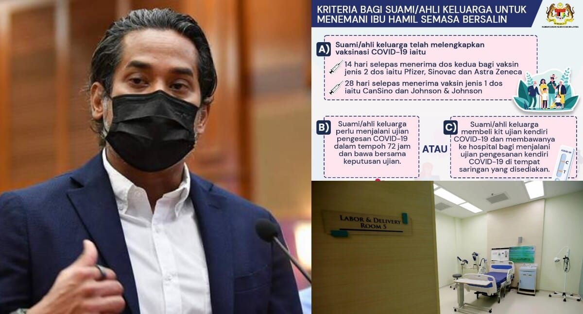 SOP Telah Dikemas Kini, Suami Dibenarkan Teman Isteri Bersalin