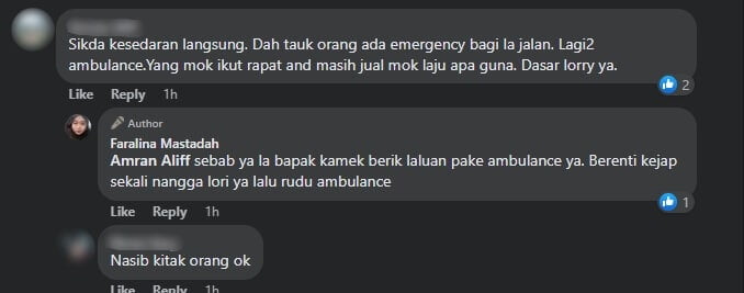 Tidak Jaga Jarak, Lori Rempuh Ambulans Sempat Dirakam Dashcam Netizen Di Jalan Asajaya - Sadong Jaya