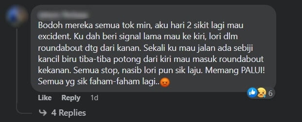 Bahaya! Netizen Bengang Pemandu Kereta Masih Guna Laluan Motorsikal Sebagai 'Shortcut' Ke Bulatan Samarahan