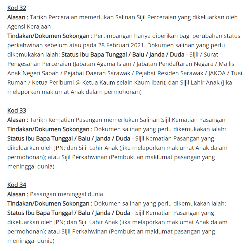 Ketahui Kod Dan Dokumen Sokongan Yang Diperlukan, Permohonan Rayuan BKM Dibuka 2 Mei Ini
