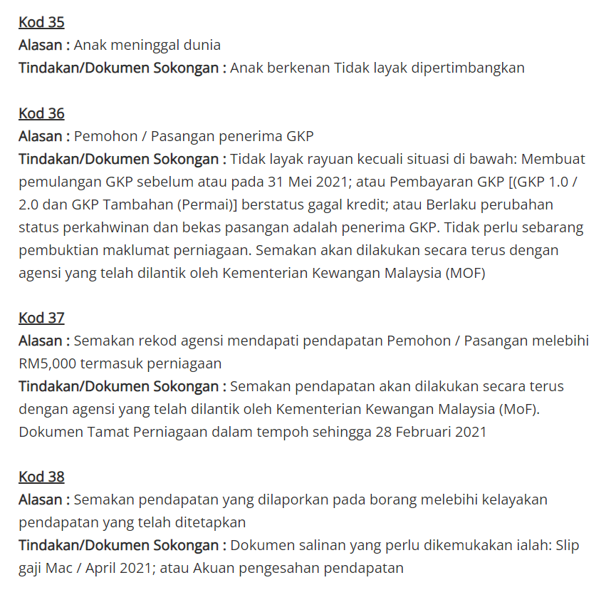 Ketahui Kod Dan Dokumen Sokongan Yang Diperlukan, Permohonan Rayuan BKM Dibuka 2 Mei Ini