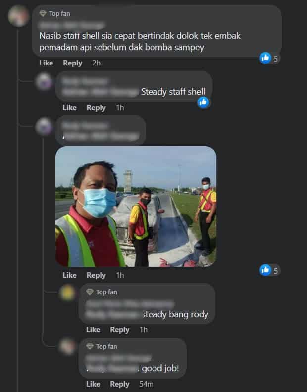 'Ini Baru Hero Sebenar!' Bantu Padamkan Kelisa Terbakar Di Samarahan, 3 Pekerja Shell Terima Pujian Dari Netizen