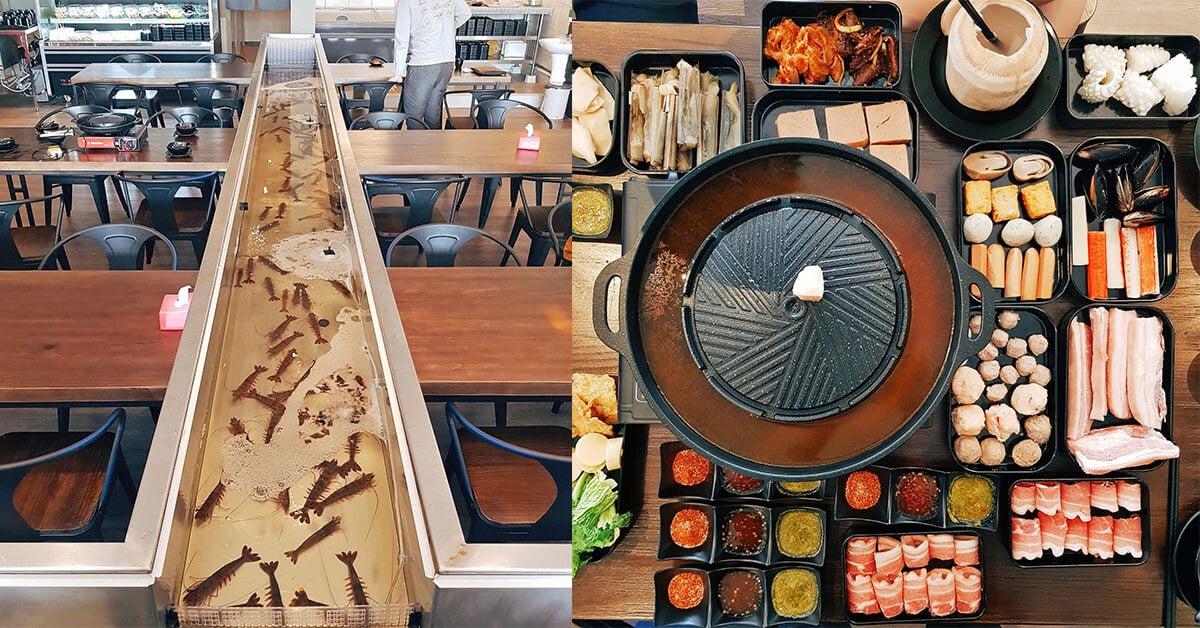 [NON-HALAL] Suka Makananan Thai Dan Udang? Kung KA TA Menyediakan Udang Hidup Untuk Bufet Thai Steamboat BBQ Mereka