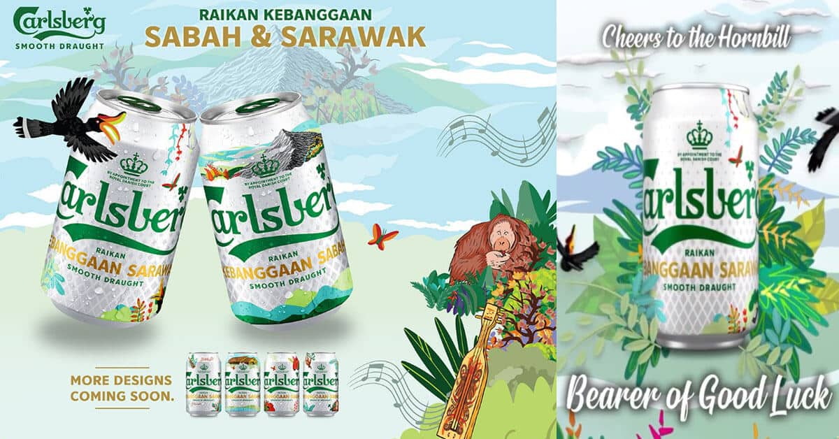 Meraikan Kebanggaan Sarawak Dan Sabah, Carlsberg Mengeluarkan Tin Edisi Borneo