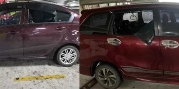 Berlaku Pada Hari Yang Sama, Dua Kereta Di KK Jadi Mangsa Pecah Masuk Di Tempat Paling Selamat