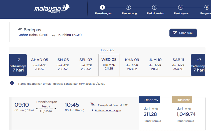 Alternatif Yang Paling Dinantikan, Malaysia Airlines Perkenal Penerbangan Terus Johor Bahru dan Kuching!