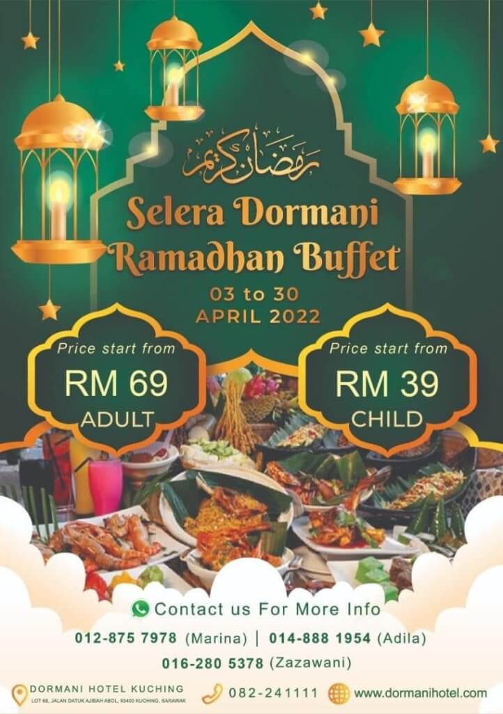 Ini 5 Senarai Buffet Berbuka Puasa Hotel Bawah RM 100 Di Kuching