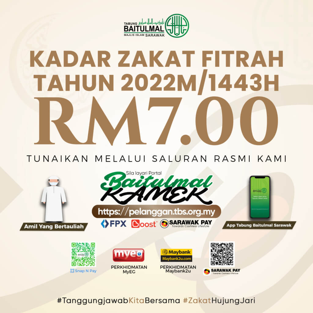 Jangan Tunggu Sampai Pagi Raya! Ini Panduan Mudah Bayar Zakat Fitrah Sarawak Secara Online