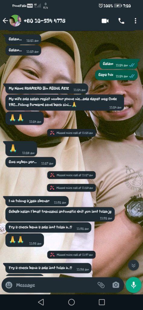 RM 3K Disangka Lesap, Wanita Ini Cemas Duit KWSP Hampir Dicekau Scammer Melalui Whatsapp