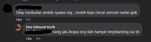 Jalan 'Bertakak' Tanpa Papan Tanda Amaran Di Batu 10, Netizen Bengang Situasi Membahayakan Pengguna