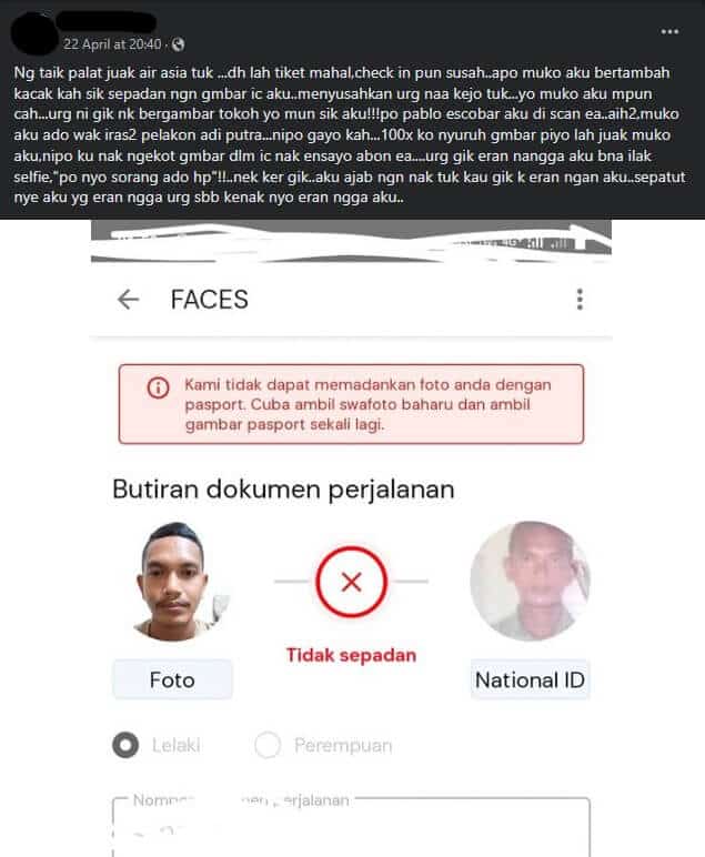 Ini Cara Untuk Skip Langkah 'FACES' Semasa Check-In Penerbangan AirAsia
