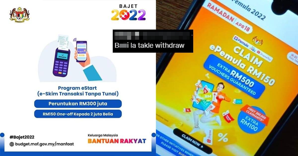 Hanya Sah Untuk Pembelian Offline Sahaja, Netizen Meluahkan Rasa Tak Puas Hati Dengan Program ePemula