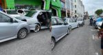 [VIDEO] Umpama Aksi Di Mexico, Kenderaan Cuba Lari Dan Ditahan Sempat Dirakam Netizen Di Satok