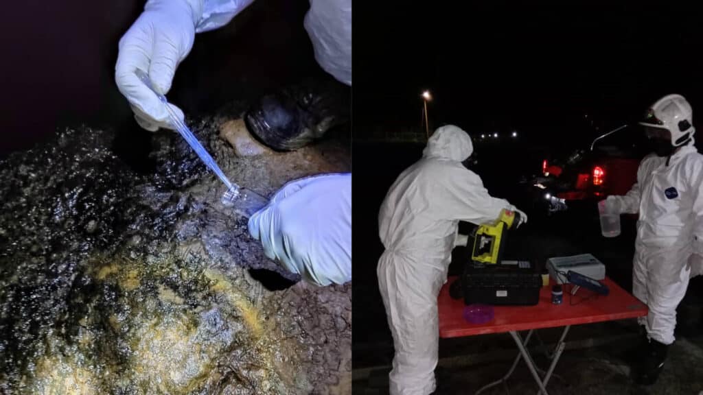 Berlaku Tumpahan Bahan Kimia Di Tuaran Sabah, Orang Ramai Dilarang Hampiri Sungai Rugading 9 Berlaku Tumpahan Bahan Kimia Di Tuaran Sabah, Orang Ramai Dilarang Hampiri Sungai Rugading