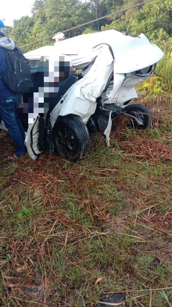 Kemalangan Ngeri Di Jalan FAC Matang Ragut 2 Nyawa Sepasang Suami Isteri