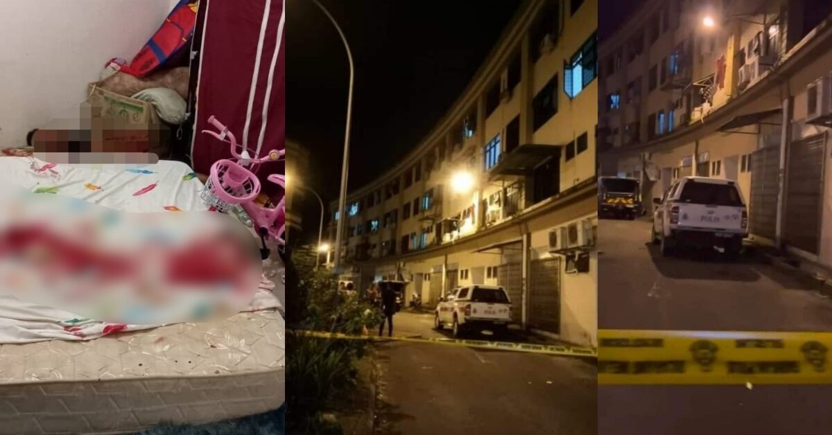 Anak Menangis Minta Tolong, Wanita Warga Indonesia Ditikam Penyamun Ditemui Mati Di MJC