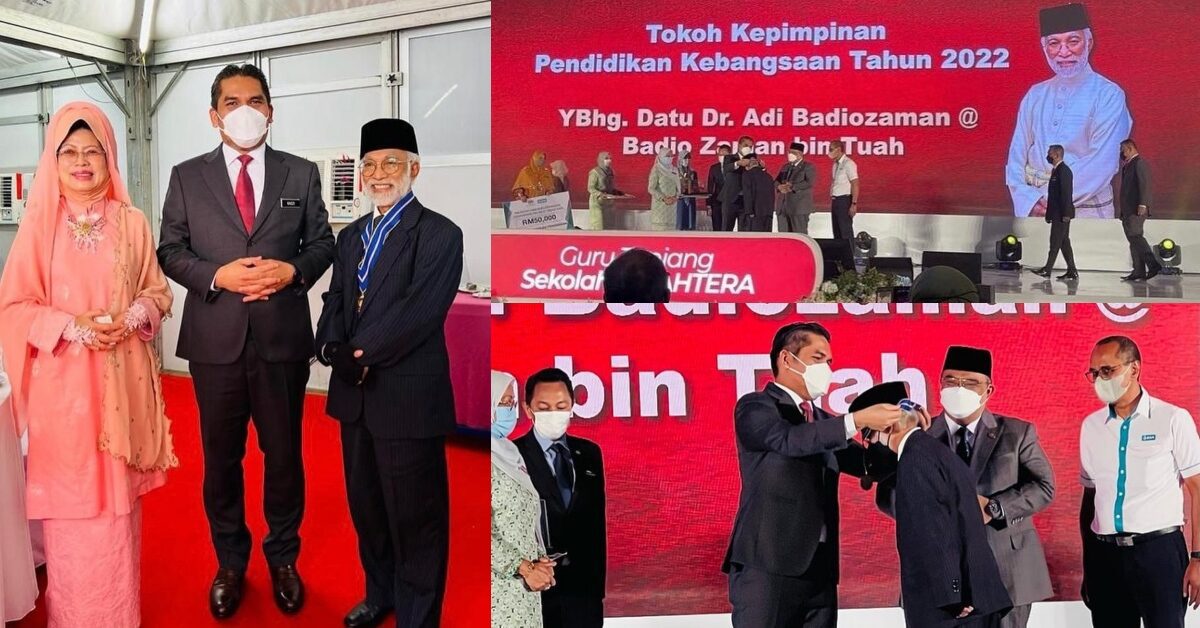 Guru Tunjang Sekolah Sejahtera, Anak Sarawak Dinobatkan Tokoh Guru Kebangsaan 2022