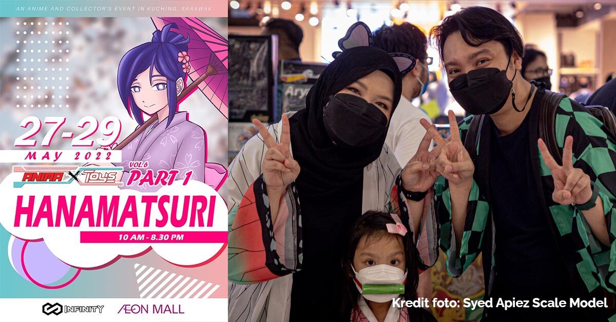 Anda Peminat Anime? Kunjungi AXT 6 - Hanamatsuri Di Aeon Mall Mulai 27 Mei Ini!