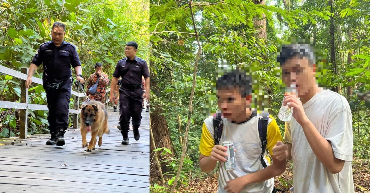 Hilang Di Permai Rainforest, Dua Remaja Sesat Semasa Mendaki Ditemui Dalam Keadaan Selamat